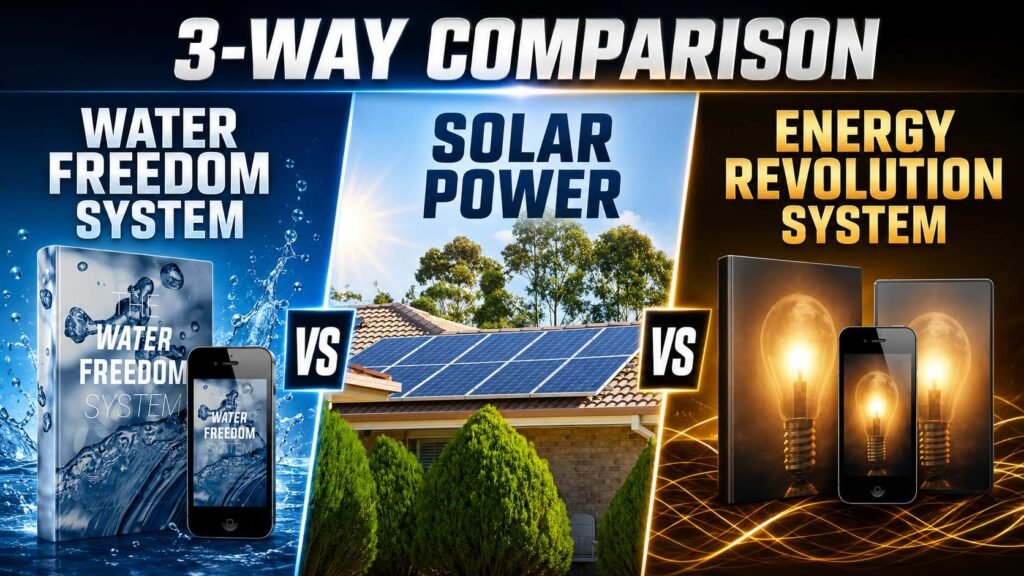 Energy Revolution System vs. Solar Panels vs. Water Freedom System vs. Other DIY Energy Alternatives (Updated May 2026): Which Is Actually Worth Your Money? 1 energy revo