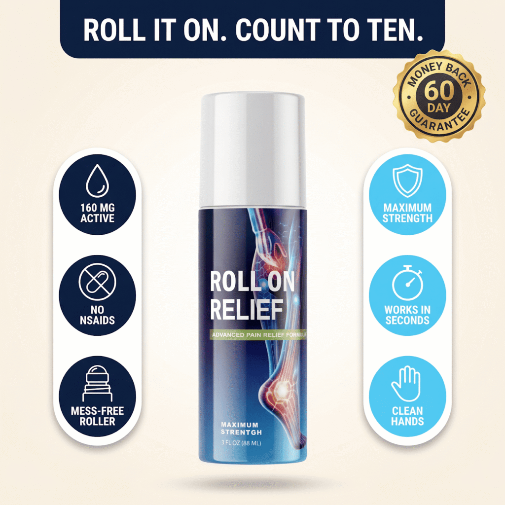 Roll On Relief Review (2026): Is This Camphor, Menthol and Peppermint Roll-On for Joint and Muscle Pain Legit, Does It Work, What Are the Complaints, and Are the Price and 60-Day Refund Really Worth It? 1 Roll On Relief